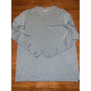 ExOfficio Insect Shield  Shirt Mens L Blue Long Sleeve Outdoors Hunting